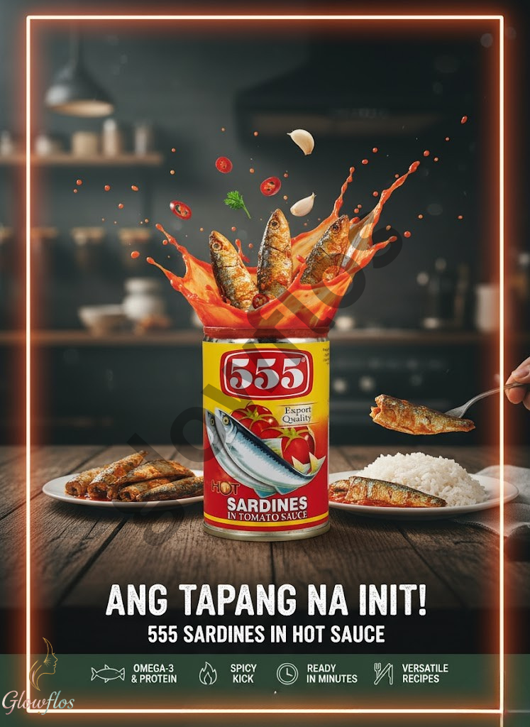 555 sardines in tomato sauce hot & spicy