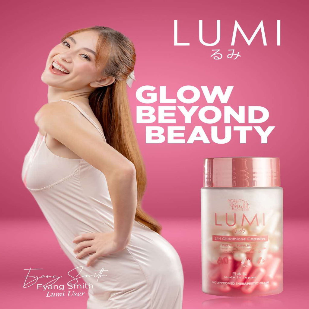 Authentic Beauty Vault Lumi 24H Glutathione Capsules Day and Night Skin Whitening Supplement with Vitamin C and Melatonin for Full Body Lightening Liver Detox Anti Aging and Deep Sleep Glow
