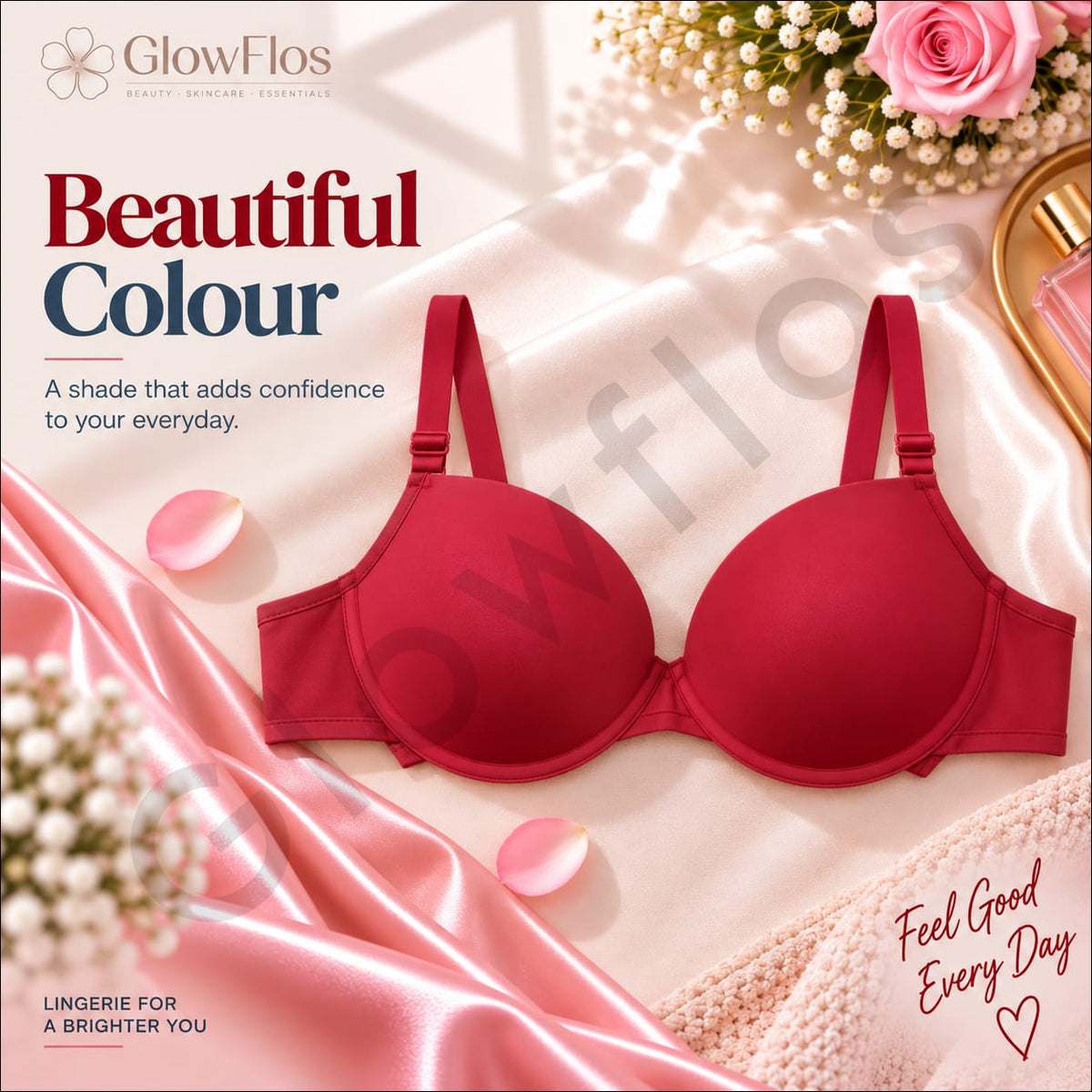 Elegant Lace Padded Bra