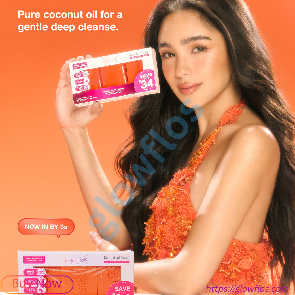 Brilliant Kojic Acid Soap 3 IN 1 Pack for bright, smooth, and refreshed skin