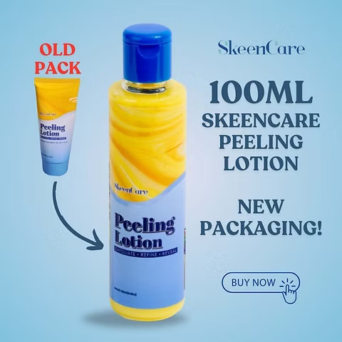 Skeencare Peeling Lotion exfoliating body lotion for smoother, softer, and brighter-looking