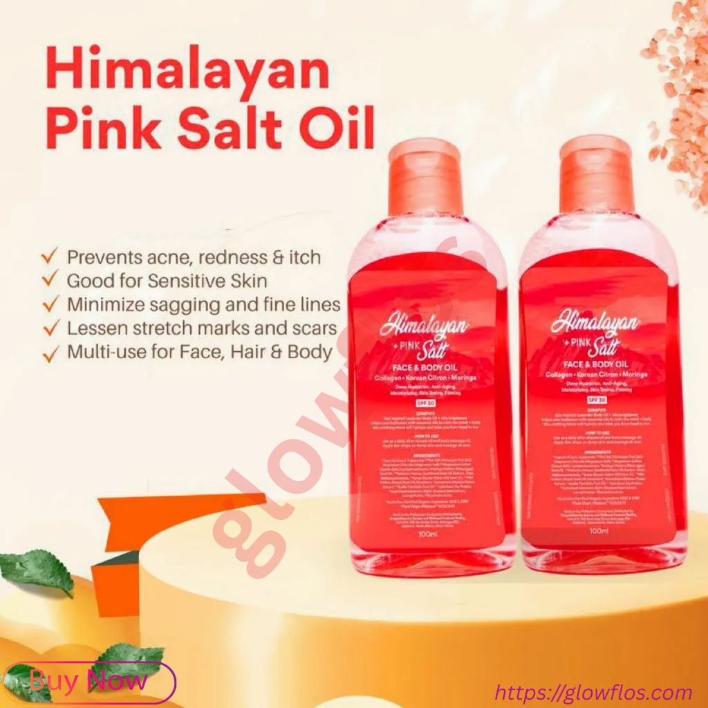 Bonita Himalayan Pink Salt Oil for smooth, hydrated, and glowing skin