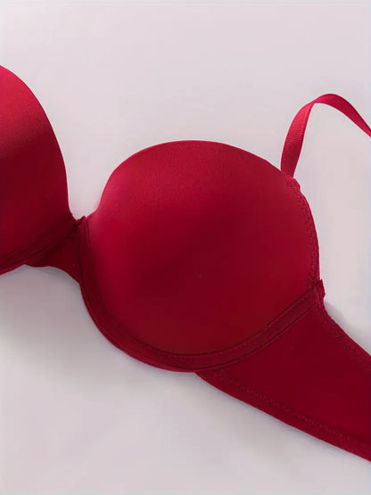 Seamless Floral Lace Underwire Bra