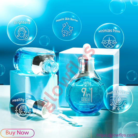Hikari Skin Essential 9 IN 1 Miracle Serum for bright, smooth, and hydrated glowing skin