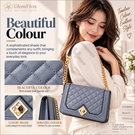 Elegance Quilted Chain Shoulder Bag