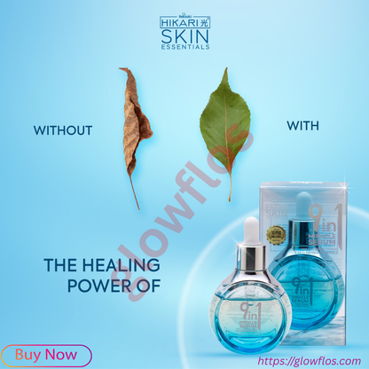 Hikari Skin Essential 9 IN 1 Miracle Serum for bright, smooth, and hydrated glowing skin