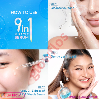 Hikari Skin Essential 9 IN 1 Miracle Serum for bright, smooth, and hydrated glowing skin