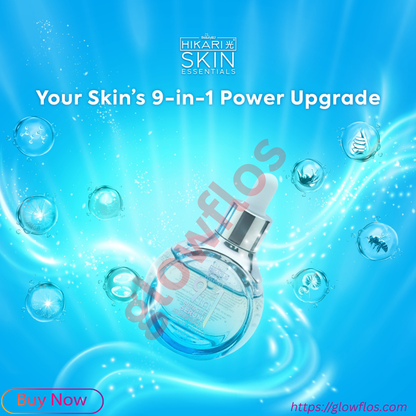 Hikari Skin Essential 9 IN 1 Miracle Serum for bright, smooth, and hydrated glowing skin