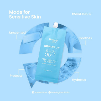 Honest Glow Fragrance Free Sunscreen
