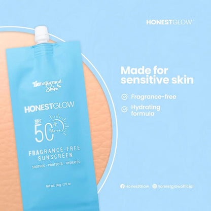Honest Glow Fragrance Free Sunscreen