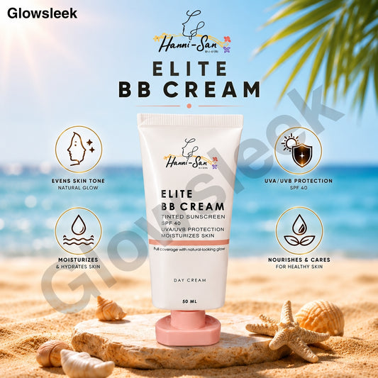 Hamisan Elite BB Cream SPF 40 with lightweight coverage, hydrating ingredients, and daily sun protection for a natural-looking complexion.