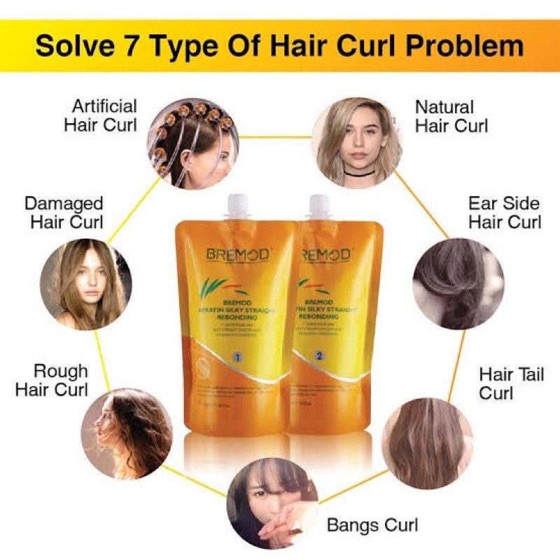 Bremod Keratin Silky Straight Rebonding 1 & 2