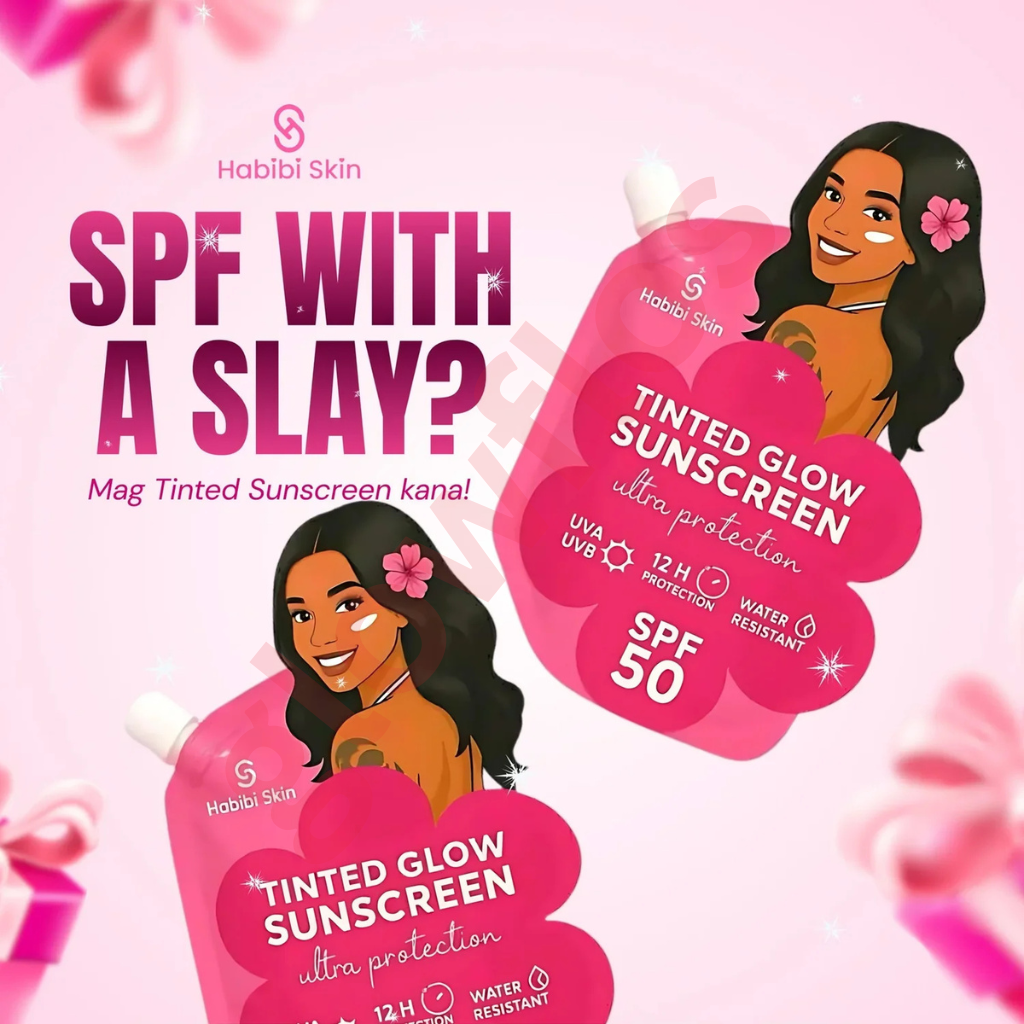 Habibi Tinted Glow Sunscreen SPF 50 PA+++ lightweight tinted sunscreen with natural glow and daily UV protection