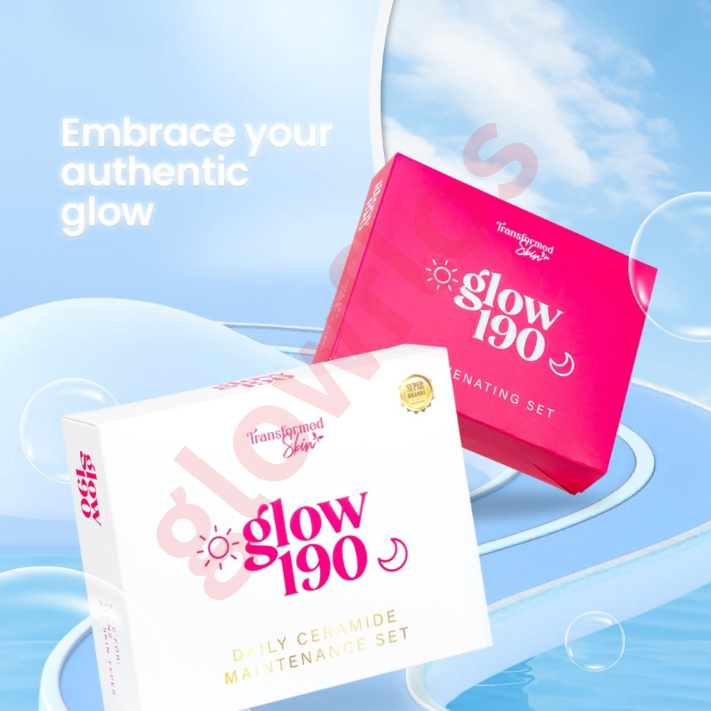 Authentic Honest Glow Glow190 Rejuvenating Set and Maintenance Set Skincare Bundle Combo with Kojic Soaps Toners Night Creams and SPF 50 Sunscreens for Full Cycle Acne Treatment Dark Spot Peeling and Lasting Glass Skin