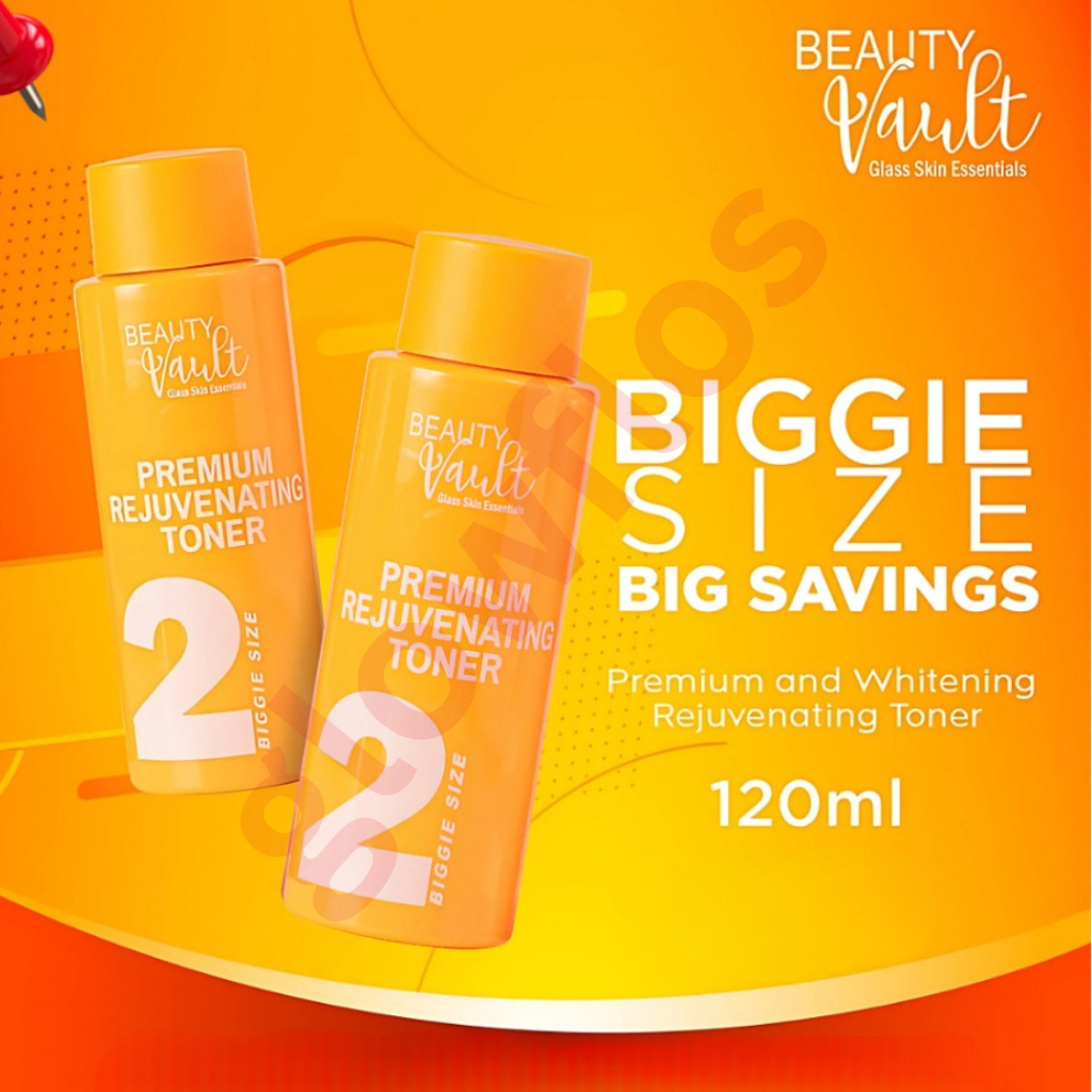 Beauty Vault Rejuvenating Toner Biggie Size facial toner for smoother, refreshed, and brighter-looking skin
