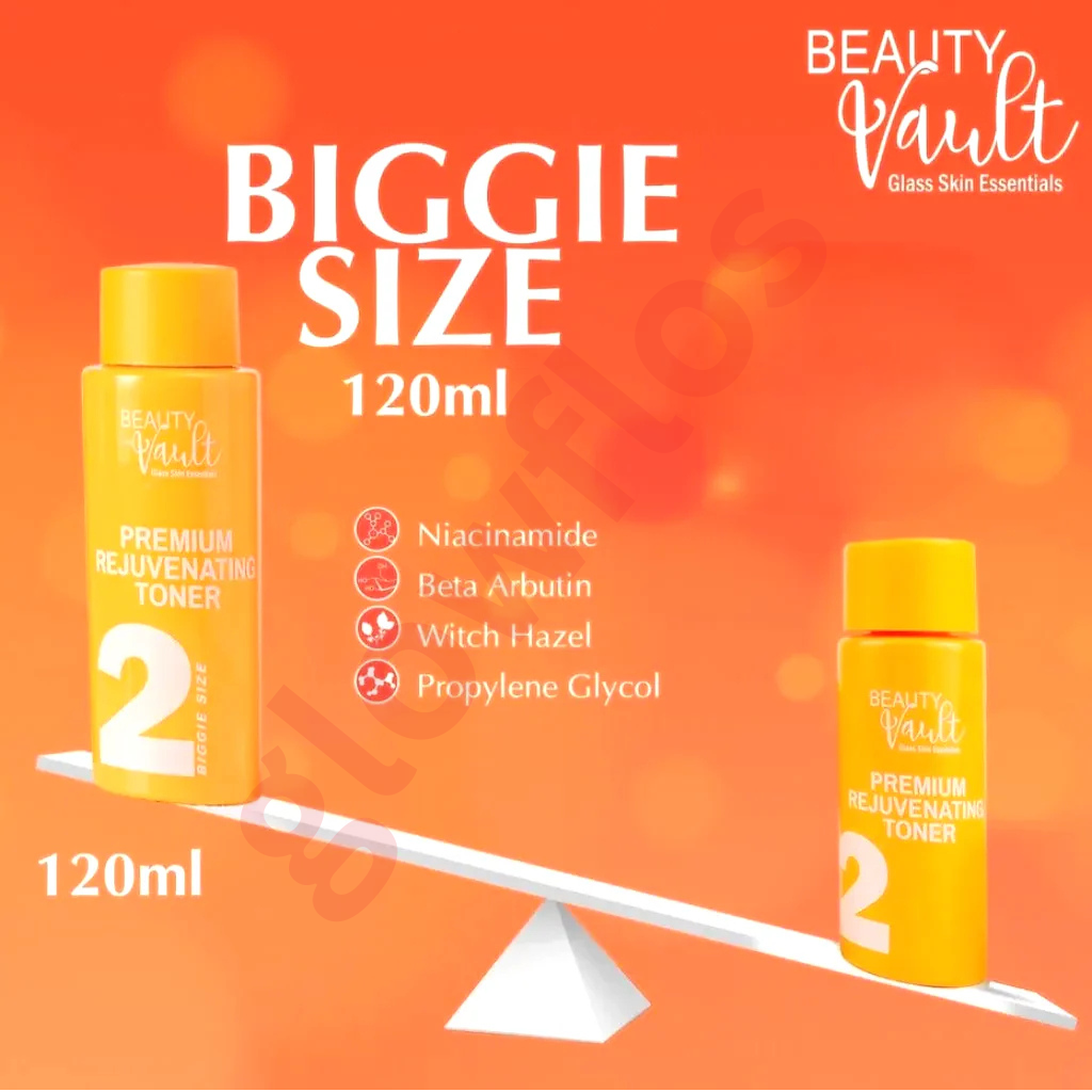 Beauty Vault Rejuvenating Toner Biggie Size facial toner for smoother, refreshed, and brighter-looking skin