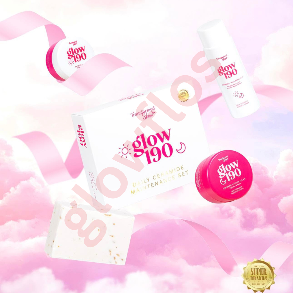 Authentic Honest Glow Glow190 Maintenance Set 4-in-1 Daily Skincare Kit with Maintenance Soap Toner Night Cream and Sunscreen SPF 50 for Post Peel Care Skin Barrier Hydration and Lasting Glass Skin