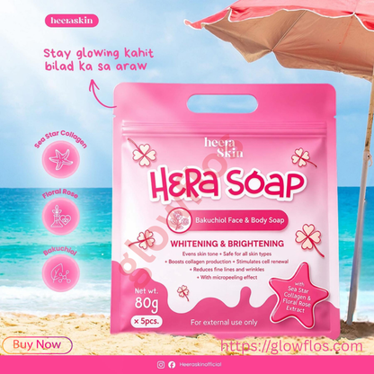 HerSkin Hera Soap for deep cleansing, brightening, and smooth glowing skin