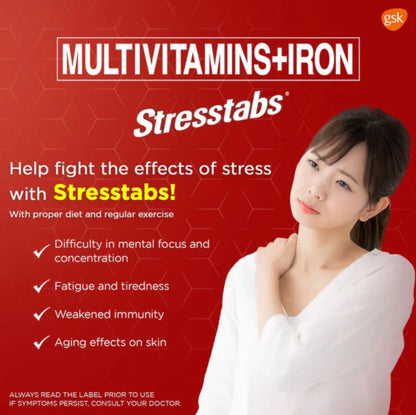 Stresstabs Multivitamins + Iron