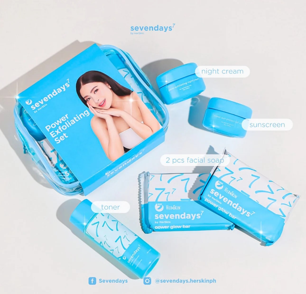 Seven days Power Exfoliating Set