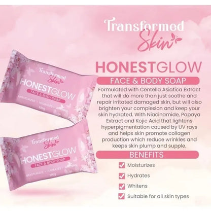 Honest glow Face & Body Soap