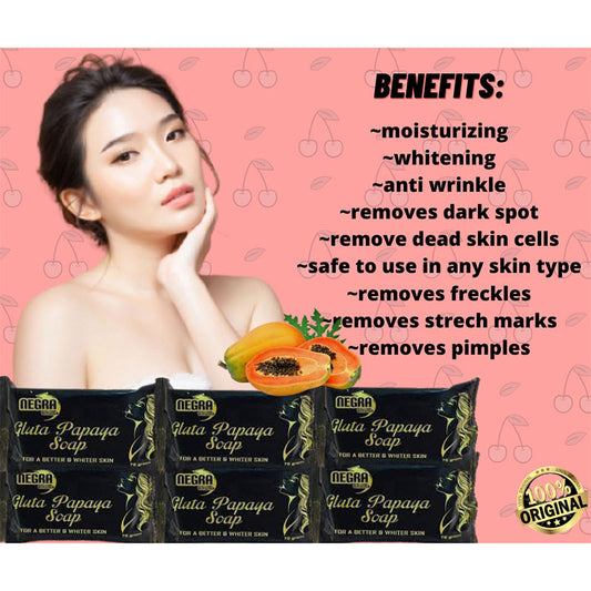Negra Gluta Papaya Soap