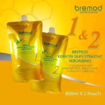 Bremod Keratin Silky Straight Rebonding 1 & 2