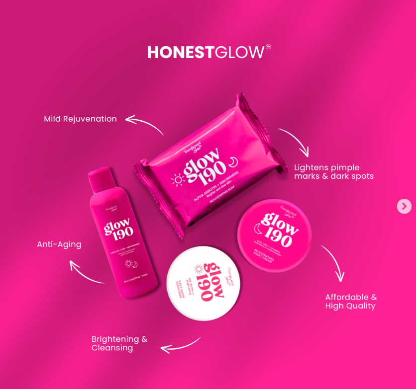 Honest glow 190 Rejuvenating Set