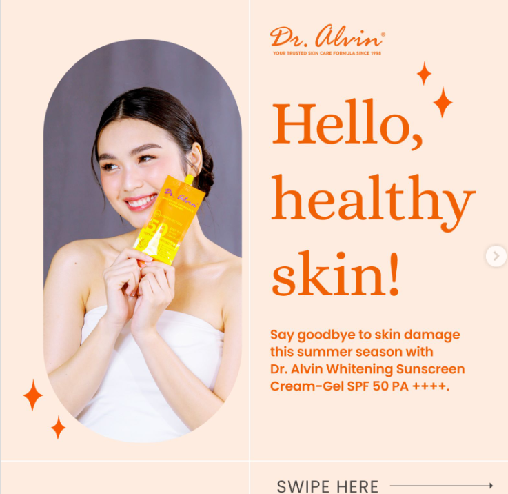Dr Alvin Whitening Sunscreen Gel Cream