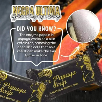 Negra Gluta Papaya Soap
