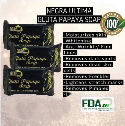 Negra Gluta Papaya Soap