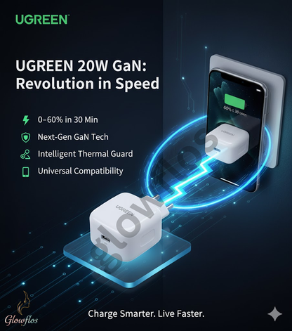 UGREEN USB-C GaN Fast Adopter 20W