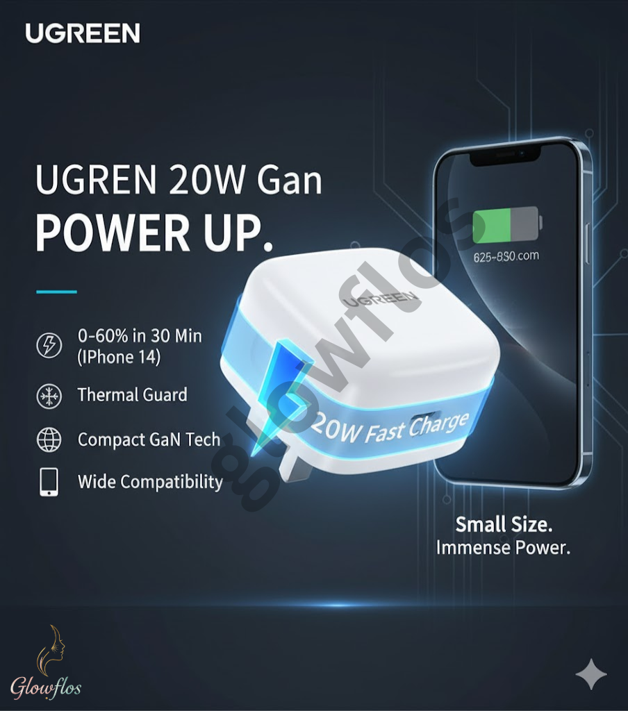 UGREEN USB-C GaN Fast Adopter 20W