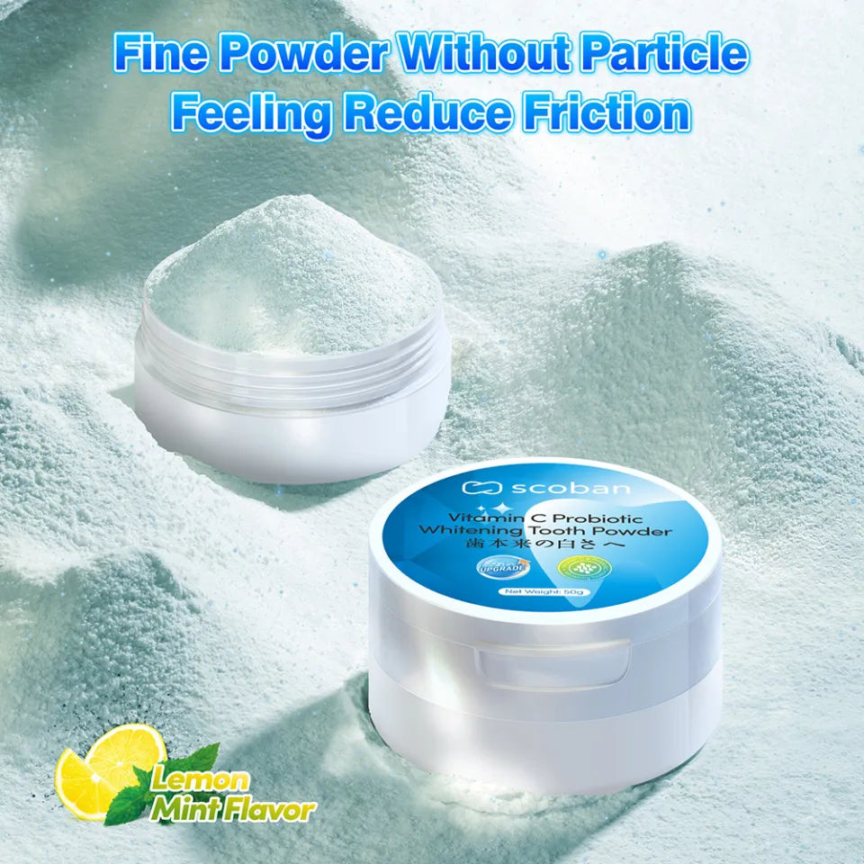 Scoban Vitamin C Probiotic Whitening Tooth Powder