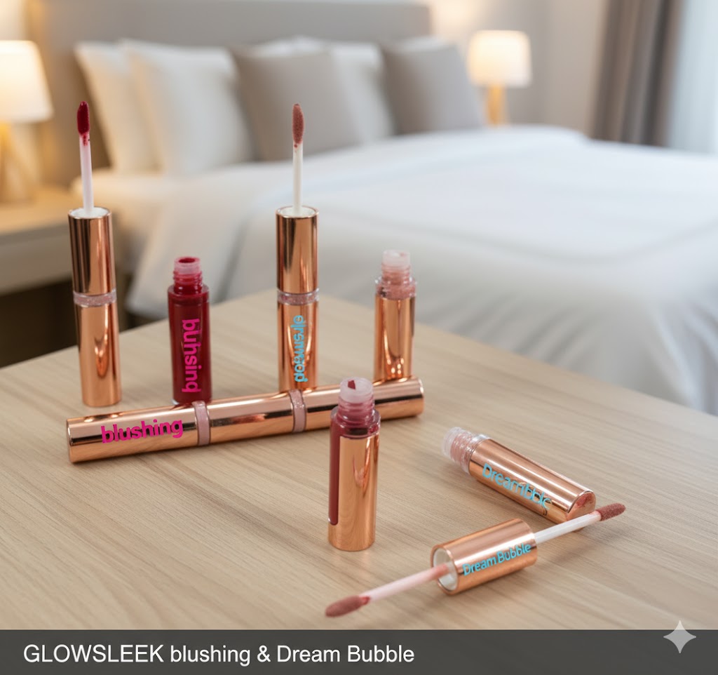 Liquid Matte Lipstick Double Side Blushing & Dream Bubble
