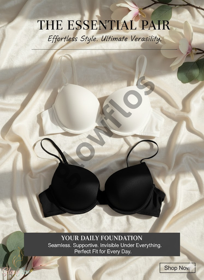 Seamless Floral Lace Underwire Bra