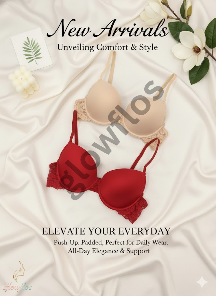 Seamless Floral Lace Underwire Bra