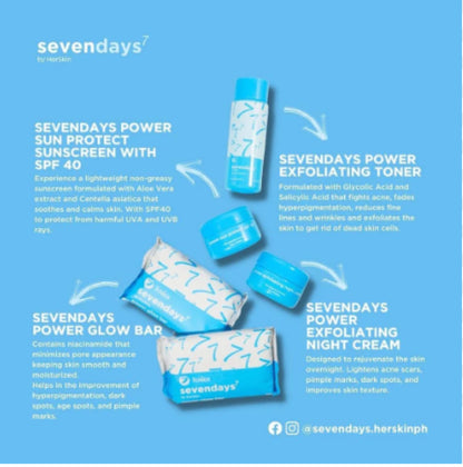 Seven days Power Exfoliating Set
