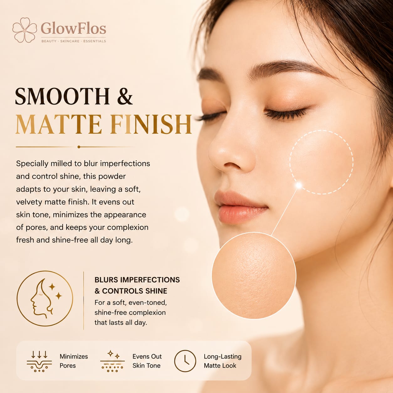 Callista So Bright Baked Highlighter compact case in shade 01 Snowy Glowy Light showing top cover and back label