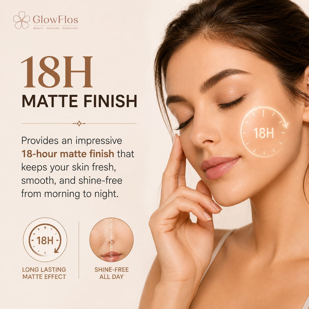 Catrice 18H HD Matte Powder Foundation – 012W