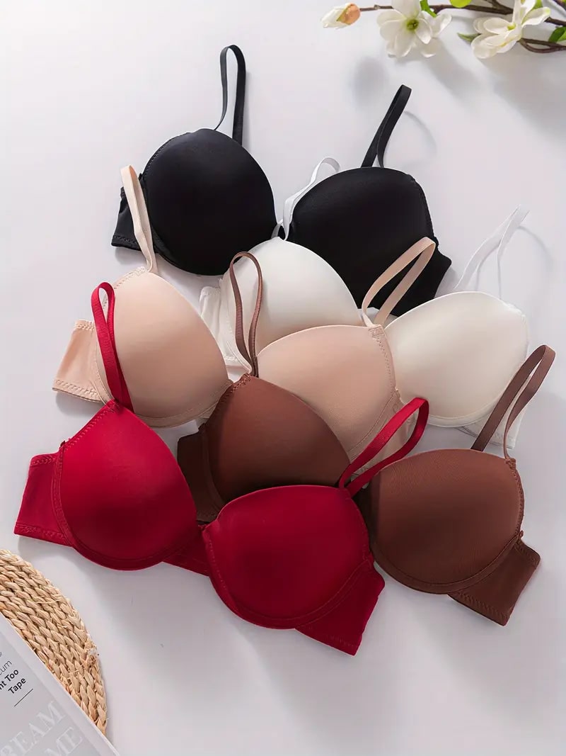 Seamless Floral Lace Underwire Bra