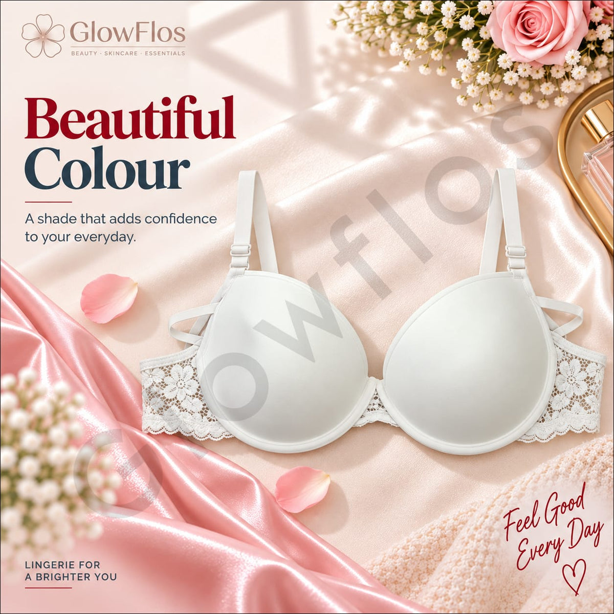 Luxe Adjustable Slim Strap Padded Bra