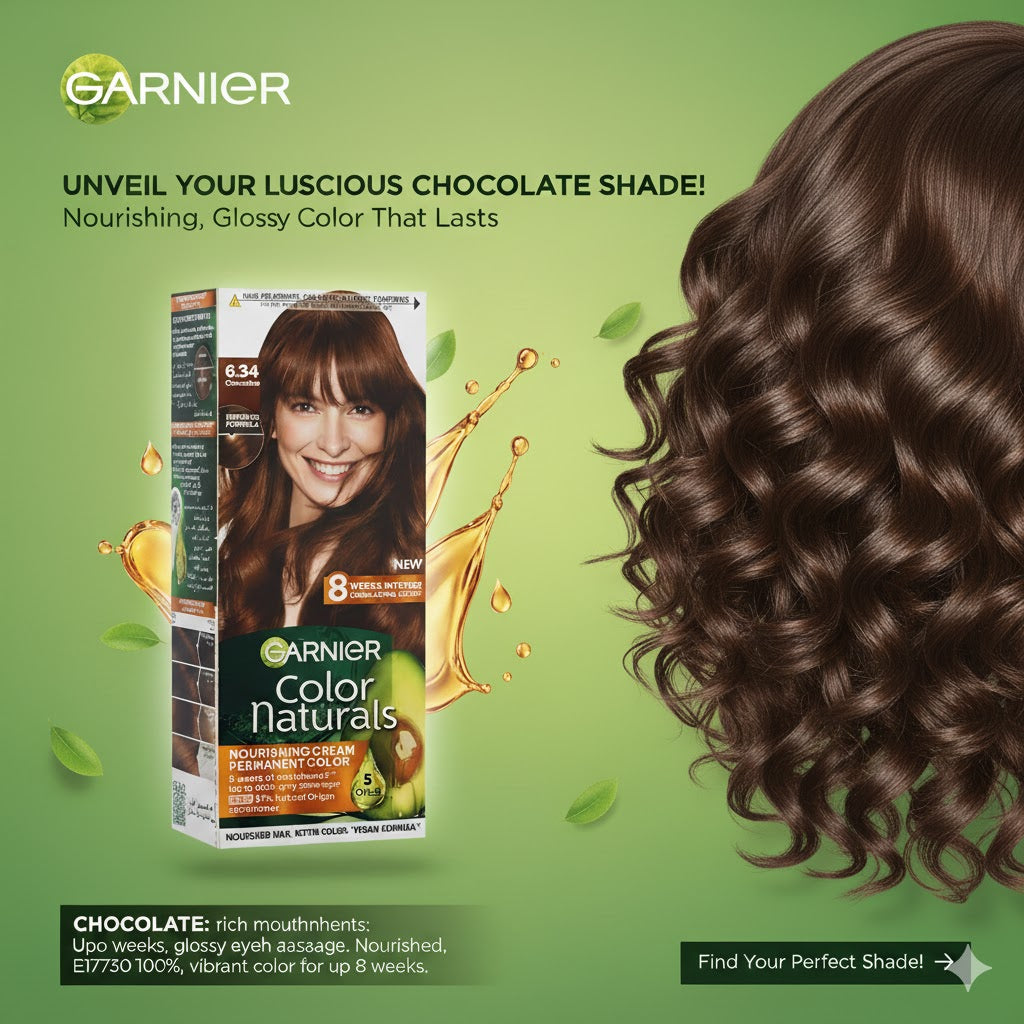 Garnier Hair Color 6.34 Chocolate