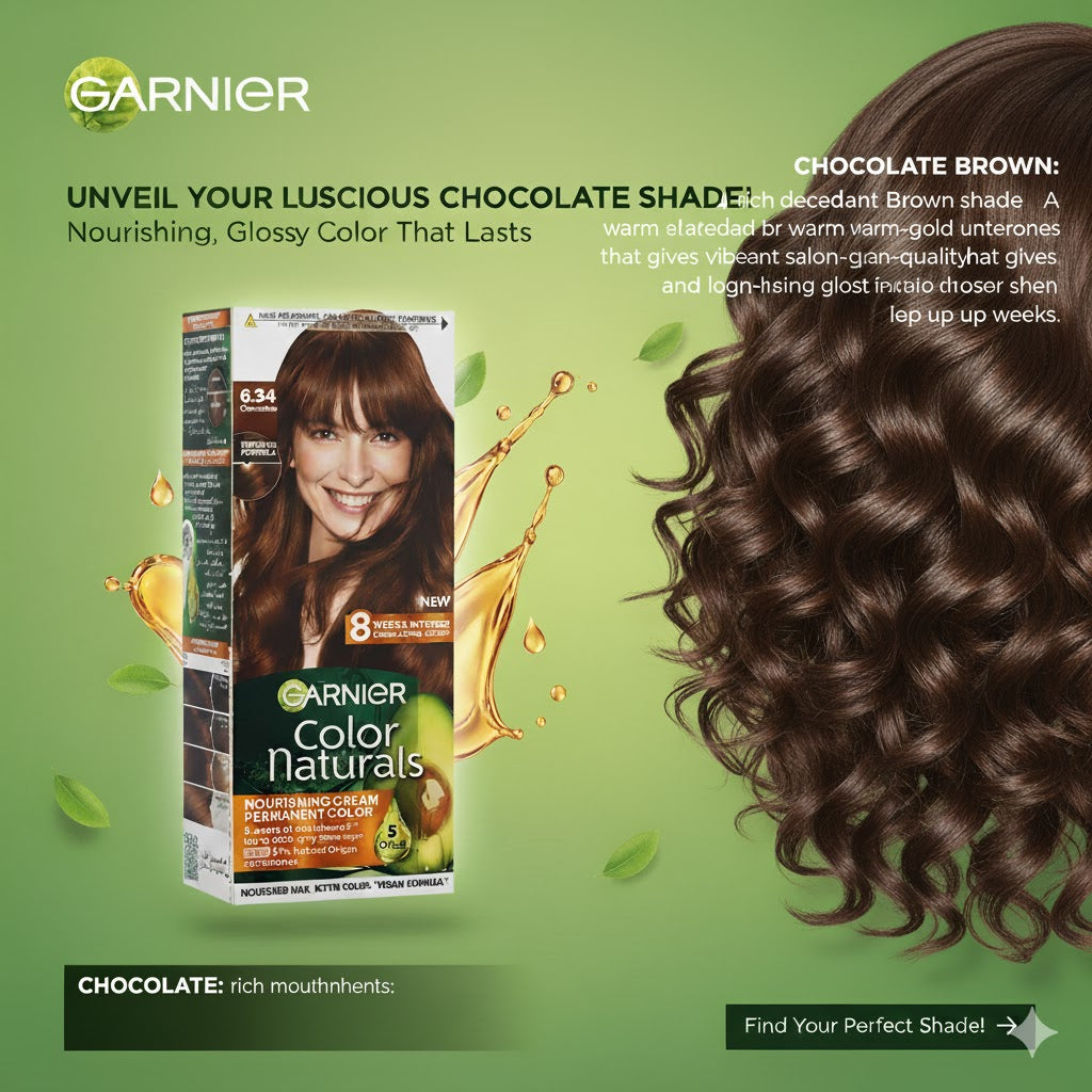Garnier Hair Color 6.34 Chocolate