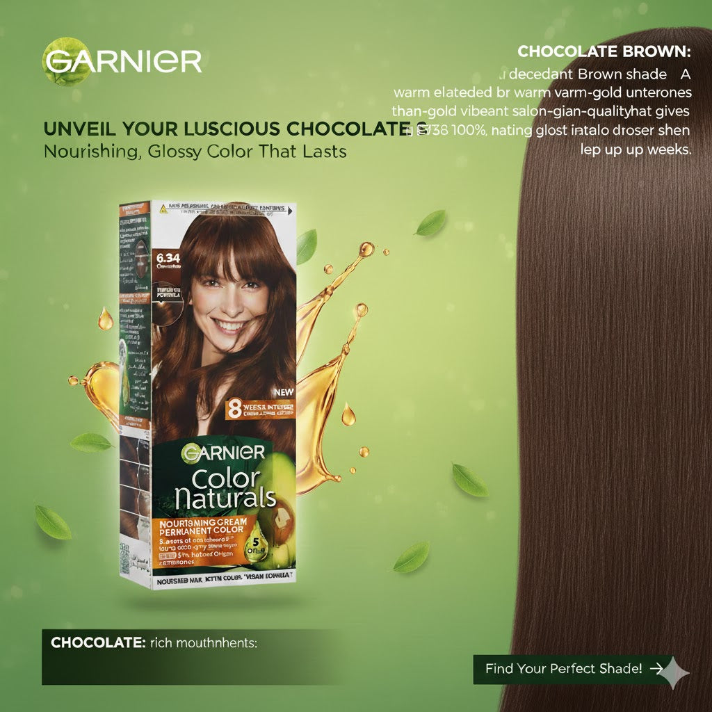 Garnier Hair Color 6.34 Chocolate