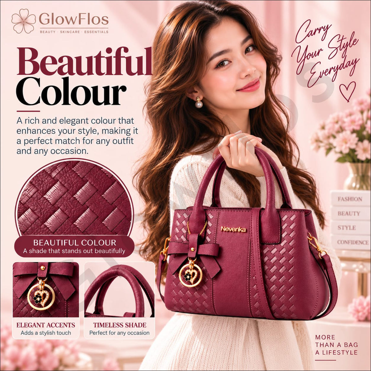 Nevenka Elegant Woven  Handbag