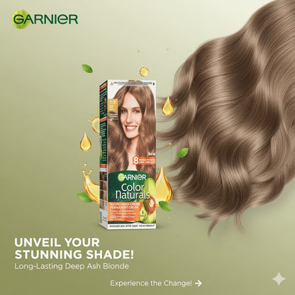 Garnier Hair Color 7.11 Deep Ash Blonde