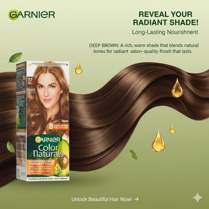 Garnier Hair Color 7.7 Deep Brown