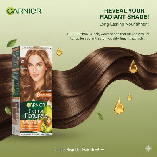 Garnier Hair Color 7.7 Deep Brown