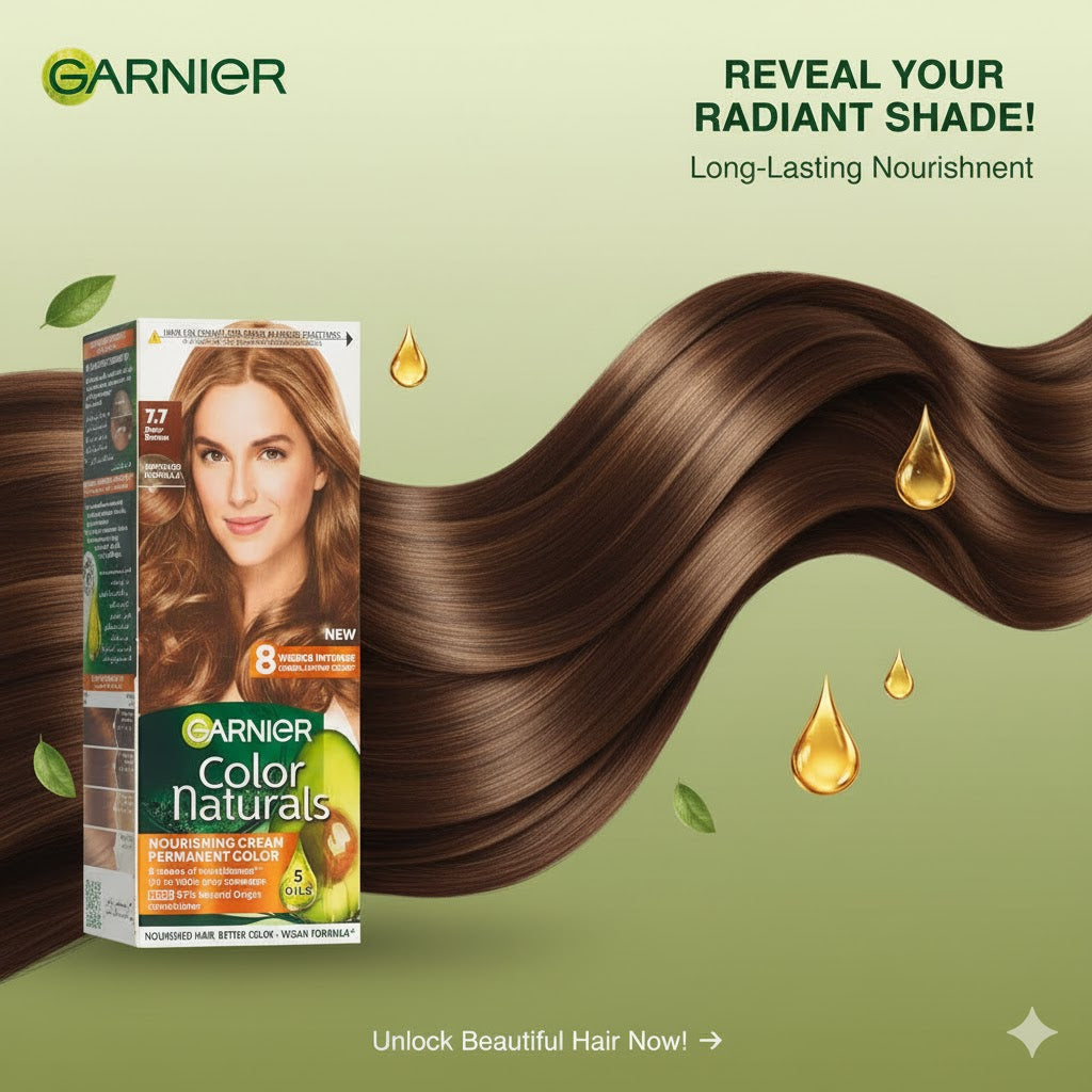 Garnier Hair Color 7.7 Deep Brown
